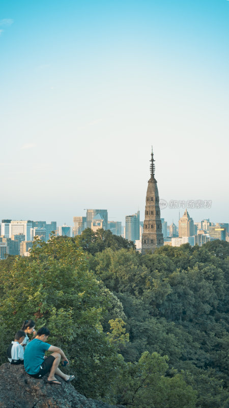 杭州西湖宝石山风景区