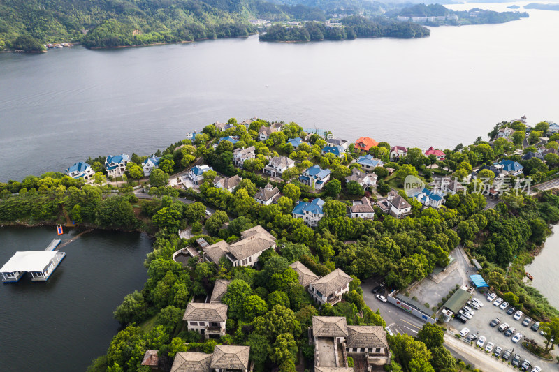 千岛湖航拍 鹿岛 植物园