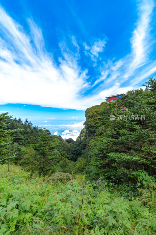 四川峨眉山自然风光