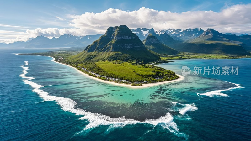 海岛风光绝美风景世外桃源