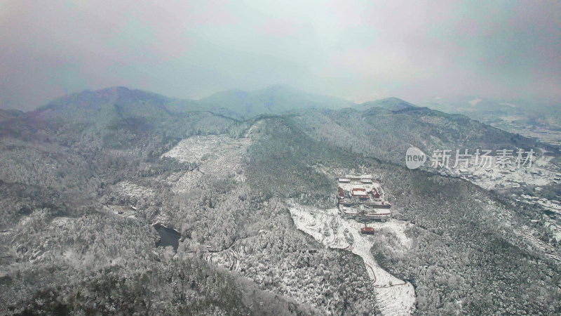 森林雪景