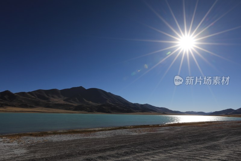 中国西藏高原湖泊双生湖达绕措和物玛错