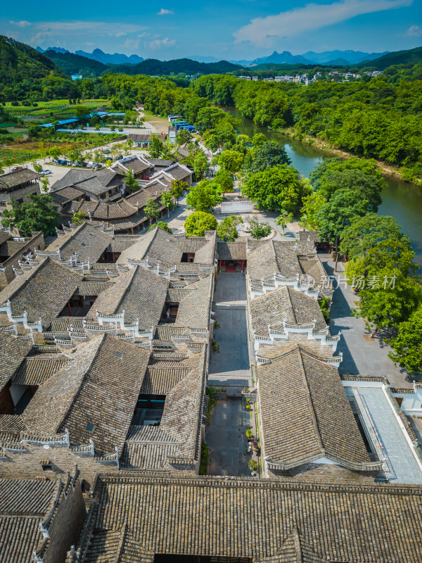 桂林自然风光4A景区东漓古村