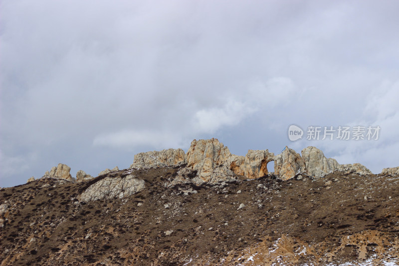 西藏昌都地区G318川藏公路沿途山川风光