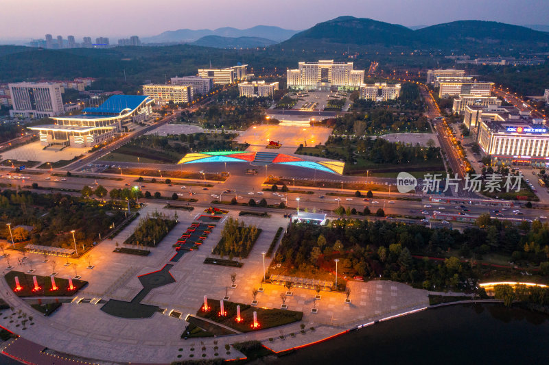 枣庄市政广场夜景