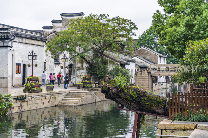 浙江湖州南浔古镇江南水乡风景