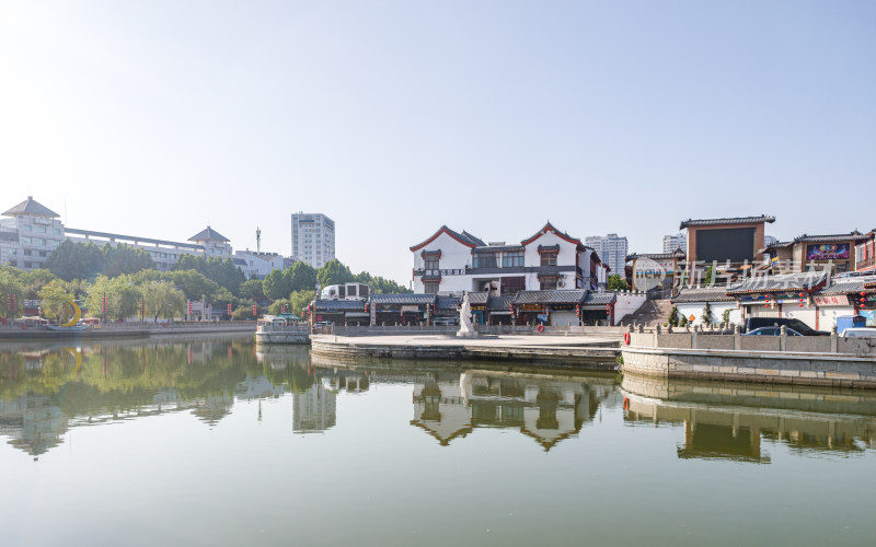 山东济宁古运河东大寺竹竿巷景观