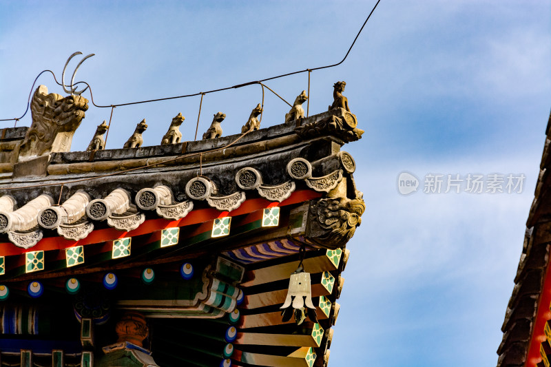 北京万寿寺的屋脊角兽-DSC_6948
