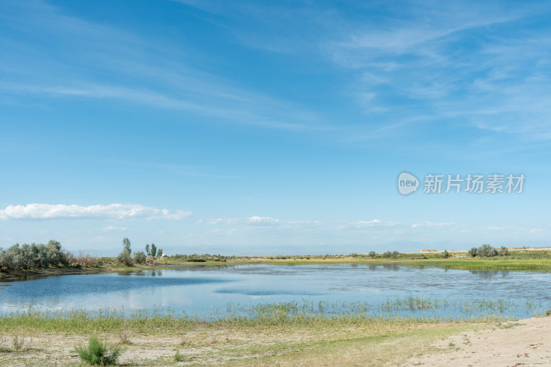 新疆乌伦古湖风景