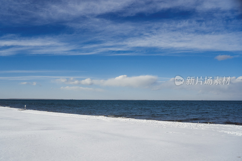 冬日青海湖