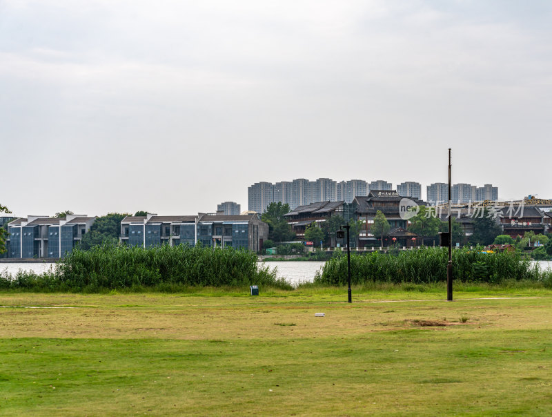 湖北黄冈遗爱湖风景区自然景观