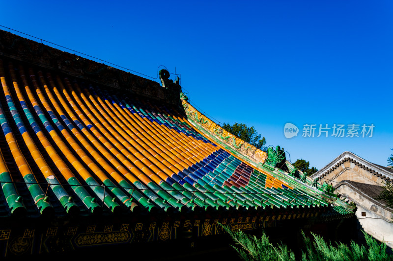 北京北海公园普安殿屋顶琉璃瓦-DSC_8748