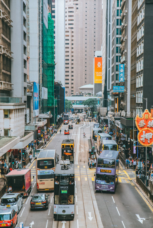 香港中环城市风光