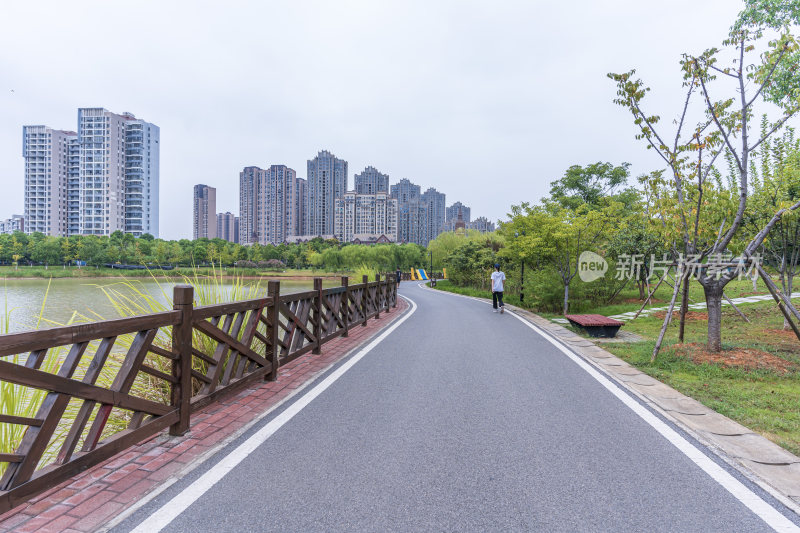 武汉江夏区韵湖湿地公园风景