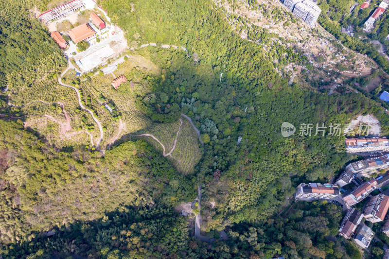 山川丘陵巍峨大山自然风景航拍