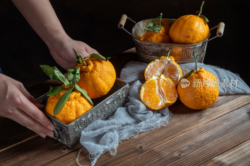 新鲜水果耙耙柑