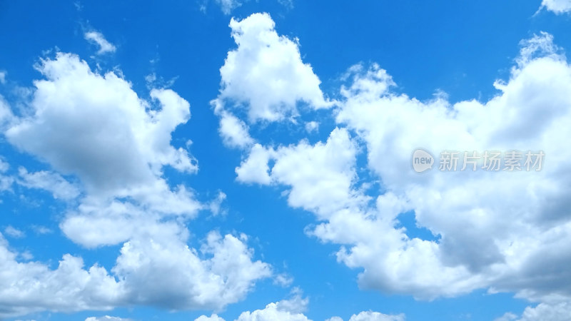 天空云朵照片蓝天白云延时夏天唯美天空云层