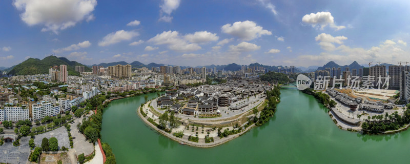 贵州铜仁古城全景图