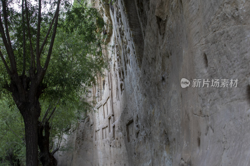 榆林红石峡石窟崖刻