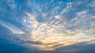 成都清晨的天空