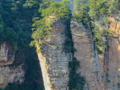 中国湖南张家界国家森林公园旅游风光