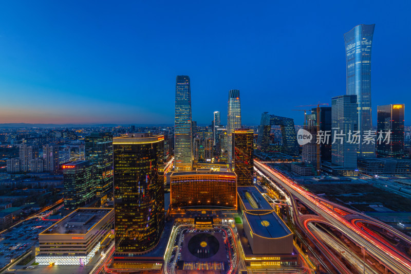 北京城市夜景