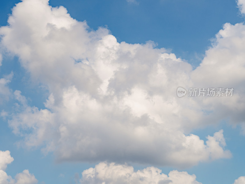 天空蓝天白云云朵高清背景壁纸素材