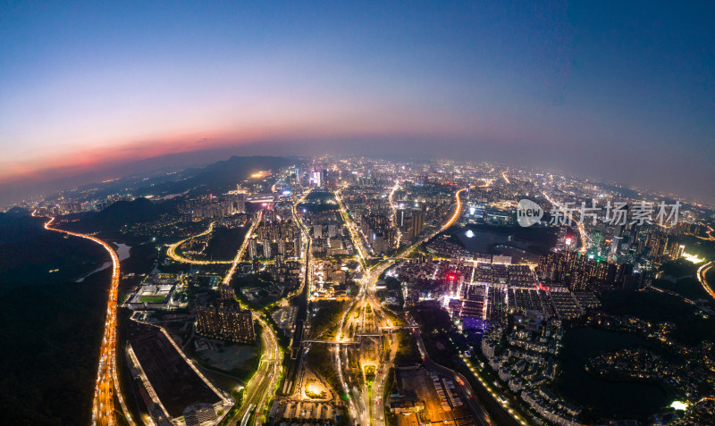 深圳龙华区梅观立交夜景图