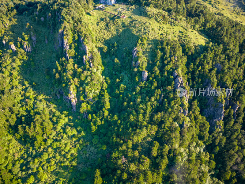 祖国大好河山湖北神农架 A景区航拍摄影图