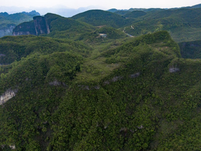 自然风光祖国山川河流航拍摄影图