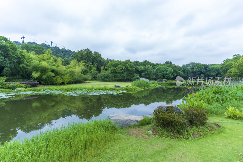 武汉东湖磨山景区风光