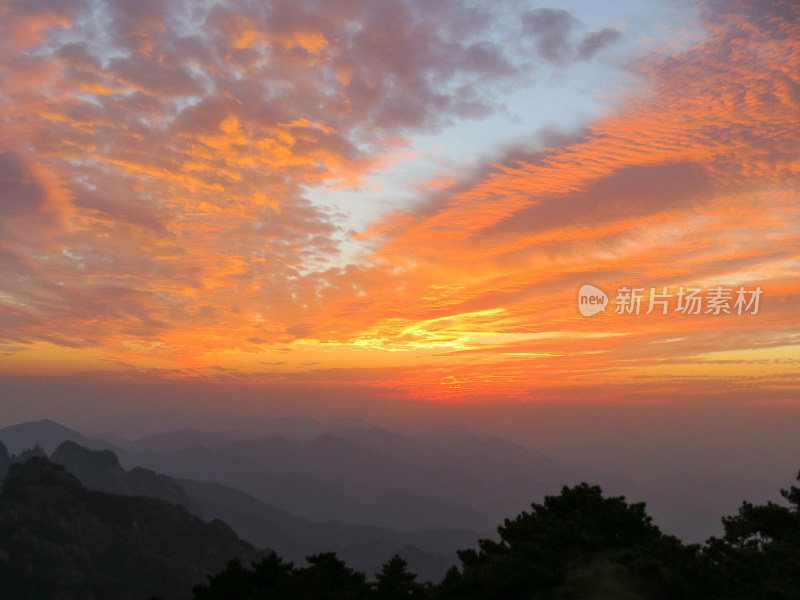 中国安徽黄山旅游风光