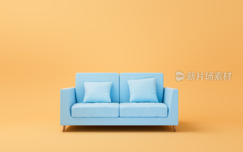 柔软的沙发3D渲染