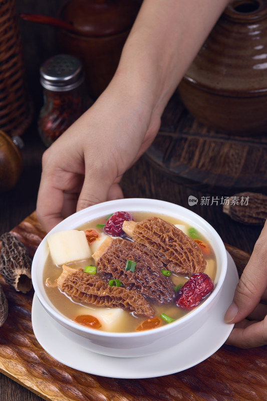 羊肚菌干 野生菌 干羊肚菌 干货 松茸菌