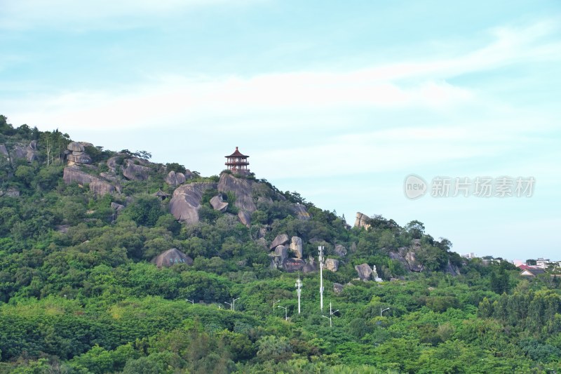 厦门健康步道俯瞰山海风光