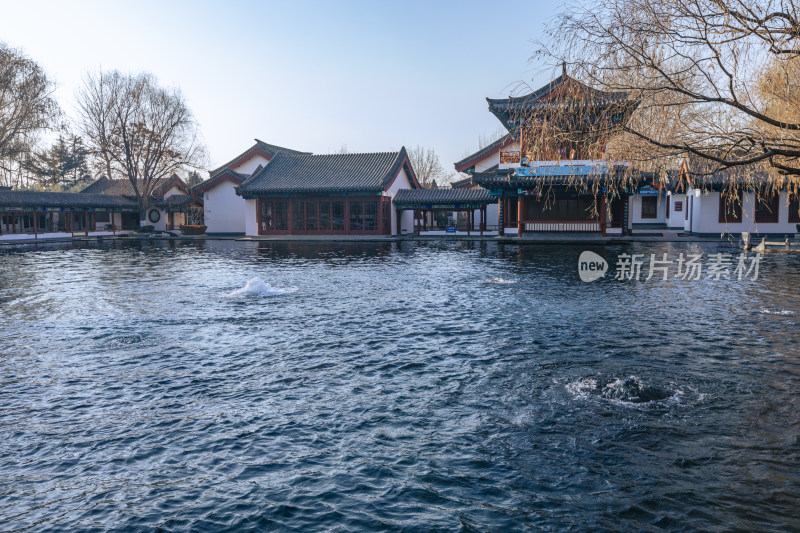 山东济南章丘百脉泉景区梅花泉