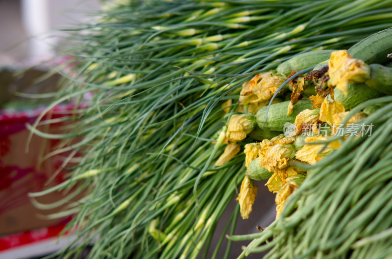 菜市场新鲜的蔬菜