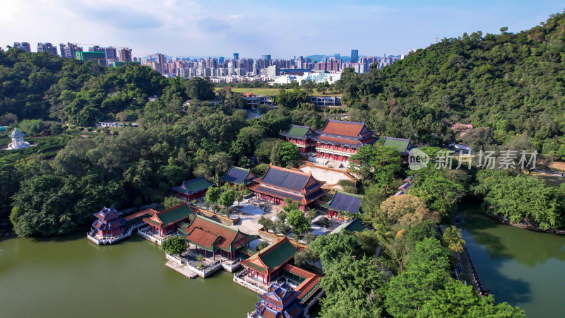 广东珠海圆明新园历史文化古建筑4A景区