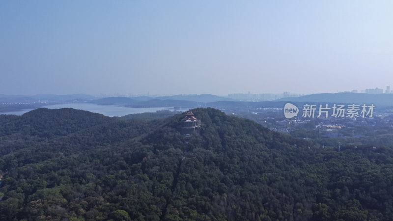 武汉东湖风景区风光航拍