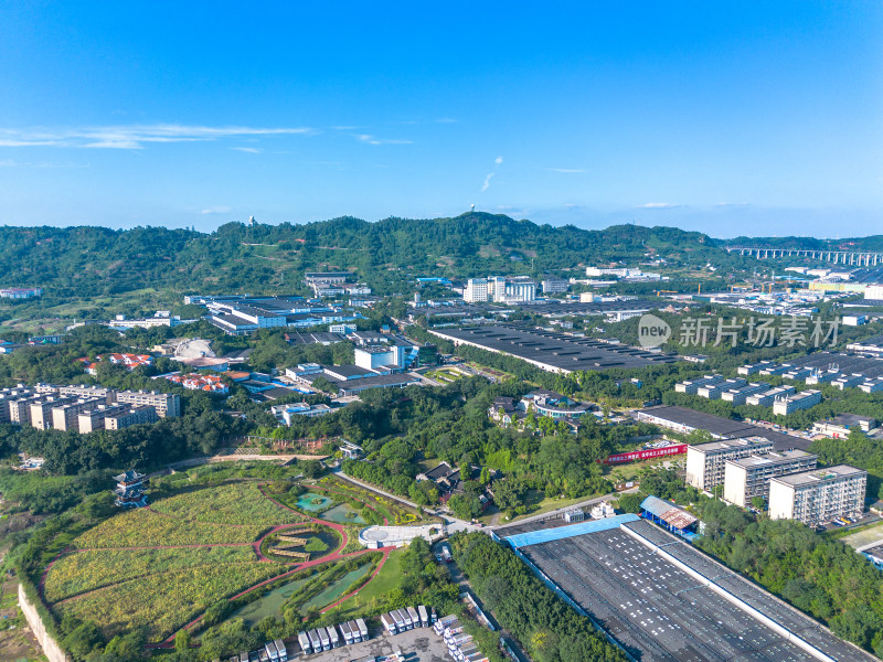 四川宜宾五粮液旅游景区航拍