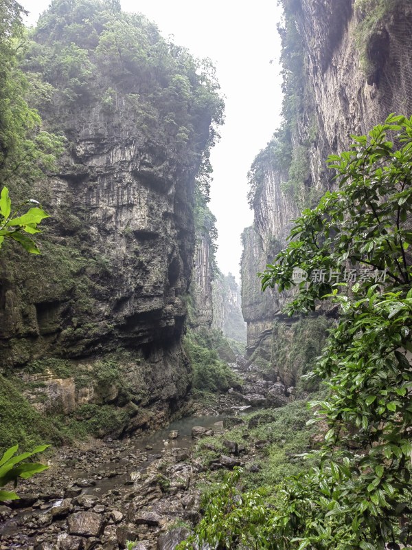 山 峡谷 风景