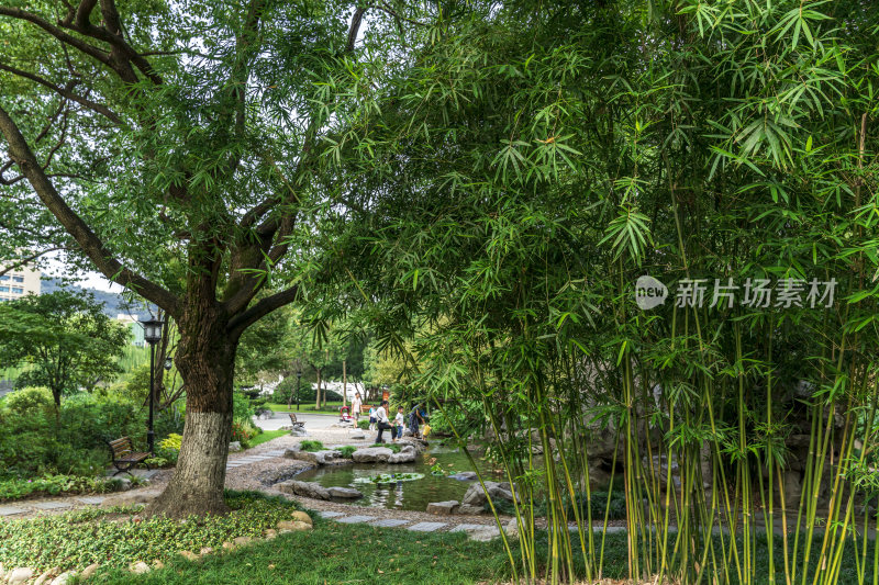 杭州萧山江寺公园古园林