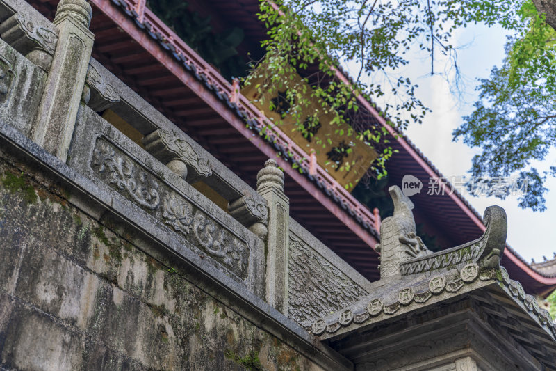 杭州西湖飞来峰灵隐寺千年古刹古建筑