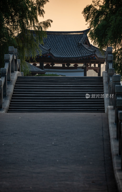 山东济南大明湖风景区景点景观