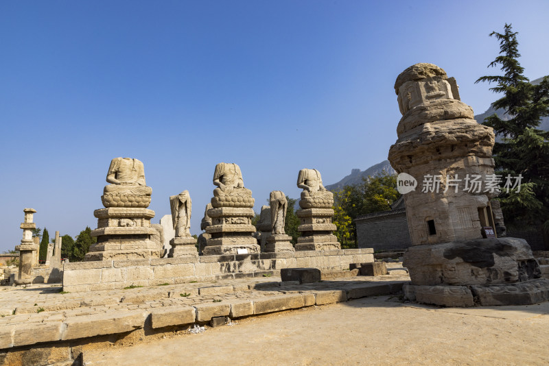 河北邯郸响堂山景区常乐寺遗址