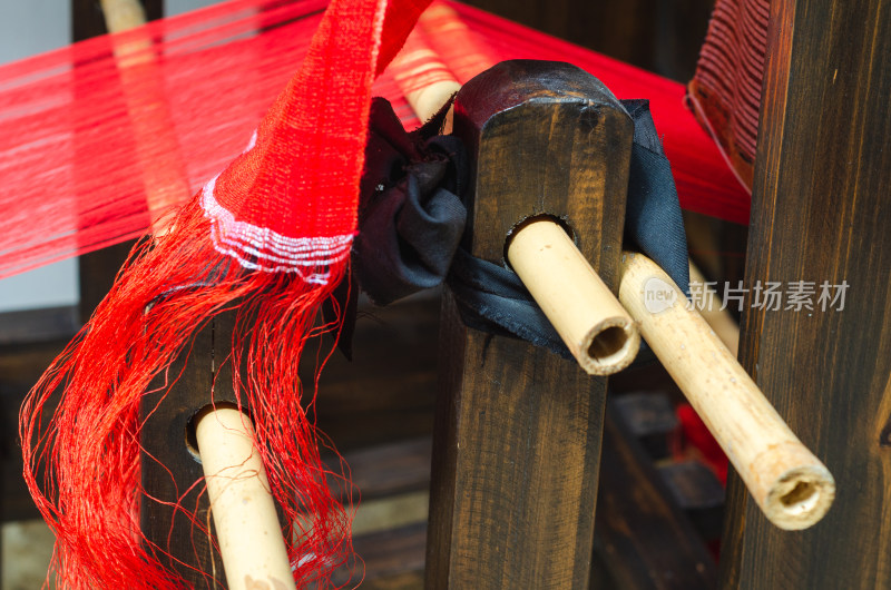 中国古代民间织布机