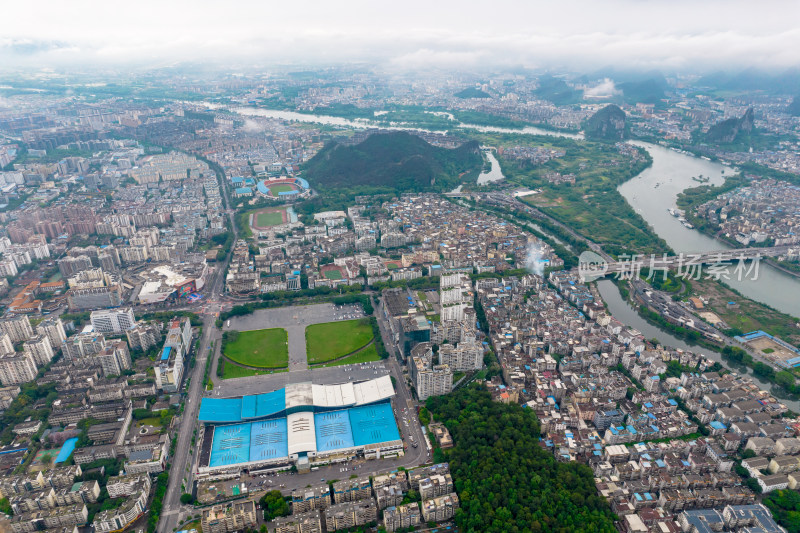 桂林城市航拍