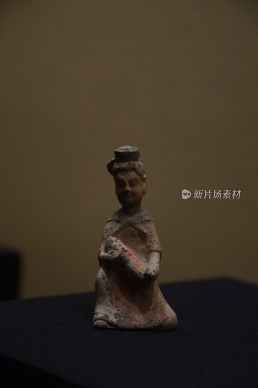 古代人物陶俑特写