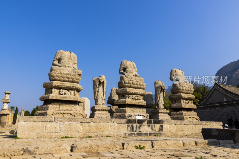 河北邯郸响堂山景区常乐寺遗址