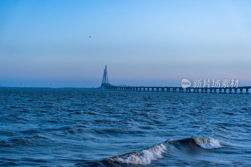 上海长江大桥崇明岛